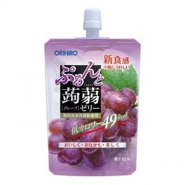 [오리히로]짜먹는 곤약젤리 곤약 젤리 스탠딩 포도 (130g)