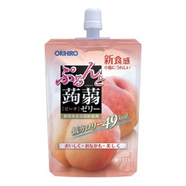 [오리히로]짜먹는 곤약젤리 곤약 젤리 스탠딩 복숭아 (130g)