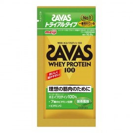 [메이지]사바스 유청 단백질 100 녹차 시험 유형 (10.5g)