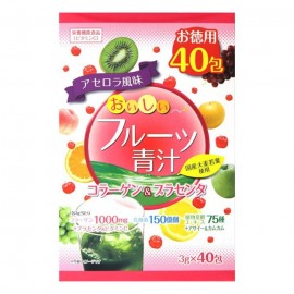 [유와]맛있는 과일 녹즙 콜라겐 (40봉)