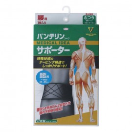 [코와]반테린 코와 착추 서포트 남녀겸용 블랙 M (1개)