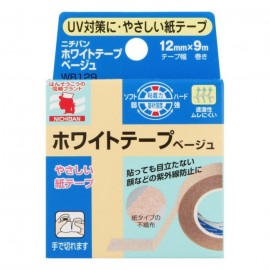 [니치반]화이트 테이프 베이지 12mm (1개)