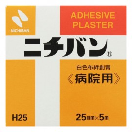 [니치반]백색포 반창고병원용 25MMx5M (1개)