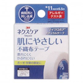 [쓰리엠]네구스케아 피부에 상냥한 불직포테이프 11mmx6.5m (1개입)
