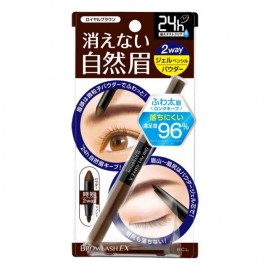 [비씨엘]브로우러쉬 EX 워터 스트롱 W 브로우 젤 펜슬&파우더 로얄 브라운