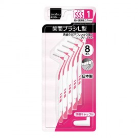 [마츠키요 랩]치간 칫솔 L 형 사이즈 1 SSS (8개)
