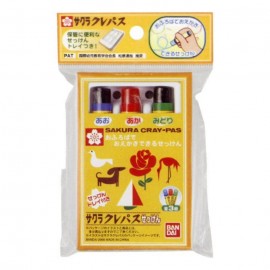 [반다이]사쿠라 크레용 비누 3색 (3개)