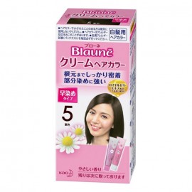 [카오]BLAUNE 빠른 염색 크림케어 # 5 머큐리 적갈색 (1세트)