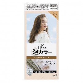 [카오]프리티아 거품 염색약 광택 브라운 (1세트)