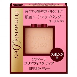 [카오]소피 프리마비스타 DEA 피부색 톤업 파우더 파운데이션SPF 25 9G OC 03