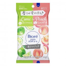 [카오]비오레 사라사라 파우더 시트 라임소다피치향