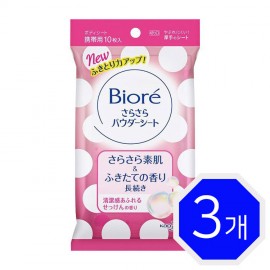 [카오]비오레 사라사라 파우더 시트 비누향 X 3개세트