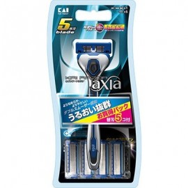 [카이]RAZOR AXIA 면도기 콤보 팩 (1개+ 면도날 4개)