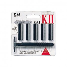 [카이]K II 체인 일회용 면도기 (1개+ 면도날 5개)