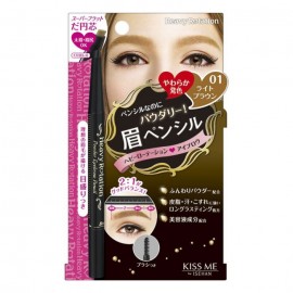 [이세한]키스미 헤비로테이션 파우더 아이브로우 펜슬 01 라이트 브라운