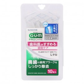 [썬스타]잇몸 프로케어 치간 칫솔 L 자형 크기 SSS (10개)