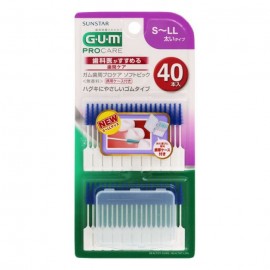 [썬스타]GUM 잇몸 프로케어 소프트픽 S ~ LL 입 (40개)