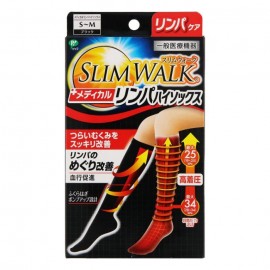 [피프]슬림워크 메디컬 림프 외출용 하이 삭스 블랙 (SM)