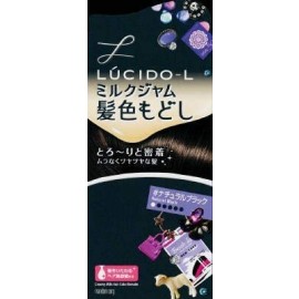 [맨담]루시도-L 밀크잼 머리카락색 되돌리기 네츄럴 블랙 (1세트)