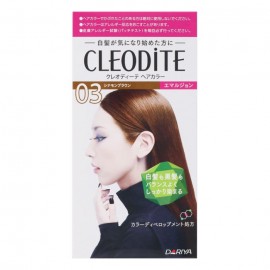 [다리야]클레오디테 염색약 백발있는 분 용 03 시나몬 브라운 (1세트)