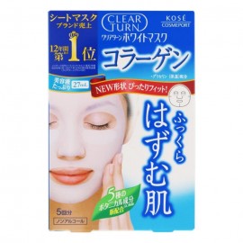 [코세]클리어턴 화이트 마스크 CO 콜라겐 배합