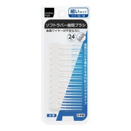 [마츠키요 랩]부드러운 고무 치간 칫솔 SS ~ M 입 (24개)