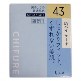 [치후레]UV 바이 케이크 리필 43 노란보다 보통 피부색 43