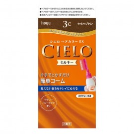 [호유]시에로 헤어컬러 EX밀 키 3 C75ML 카라멜 브라운 (1세트)