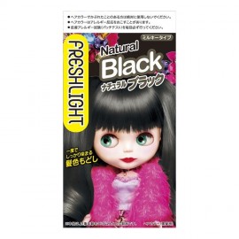 [헨켈 재팬]프레쉬 라이트 밀키 헤어컬러 레스토레이션 네츄럴 블랙 60ML (1세트)