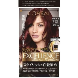 [로레알]헤어 염색약 7P 라이트 핑크 브라운색상 (1세트)