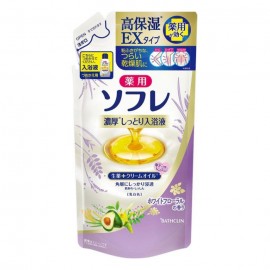 [바스크린]소프레 촉촉한 입욕액 화이트 플로럴향 리필용 (400ml)