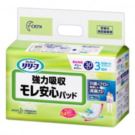 [카오]릴리프 모레안심 패드 강력 흡수 남녀 공용 (30매입)