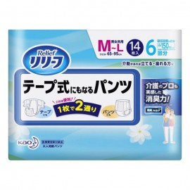 [카오]릴리프 테이프식이 된 팬츠 M~L (14장)