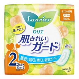 [카오]로리 피부 깨끗 가드 보통의일용 날개 없음 (30입 x 2)