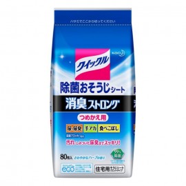 [카오]쿠잇 탈취 강한 살균 습격지시트 리필용 (80장)