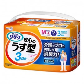 [카오]릴리프 발랄 팬츠 안심 얇은형 M~L (18매)