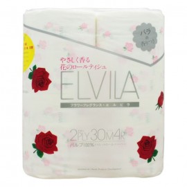 [시코쿠 특지]엘비라 장미 향기 토이 렛 트롤 더블 30m (4롤)