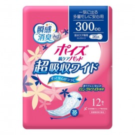 [크레시아]생리대 초흡수 와이드 여성용 (12매)