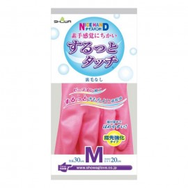 [쇼와 글러브]나이스 핸드 스루토 터치 M 루비 핑크 (1세트)