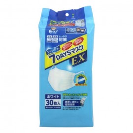 [타마가와]휘티 7DAYS 마스크 Ex 이코노미 팩 케이스 포함 보통사이즈 (30매입)