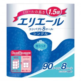 [다이오제지]에리에르 화장지 컴팩트 싱글 (8개)