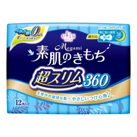 [다이오제지]엘리스 Megami 피부의 느낌 (울트라 슬림 특히 많은 나이트) 날개 형 (12장)