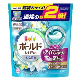 [피앤지]볼드 젤 공 3D 상쾌한 프리미엄 깨끗한향이기 리필 초대형 (34개)