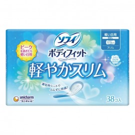 [유니참]소피 바디 피트 가볍고 슬림 날개 없음 (38장)