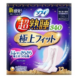 [유니참]소피 초 숙면 최고급 맞는 슬림 340 (12장)