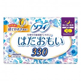 [유니참]소피 하다오모이 특히 양이 많은 날 나이트전용 33CM 날개형 (9장)