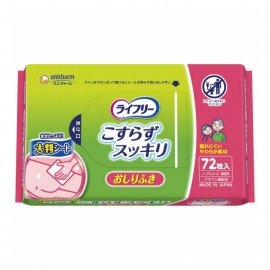 [유니참]매력 라이 프리후처리 물티슈성인용 (72장)