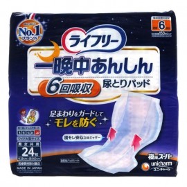 [유니참]라이프리 밤새 중 안심뇨 잡아 패드 슈퍼 (15장)
