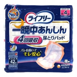 [유니참]라이프리 밤새 중 안심뇨 잡아 패드 (15장)
