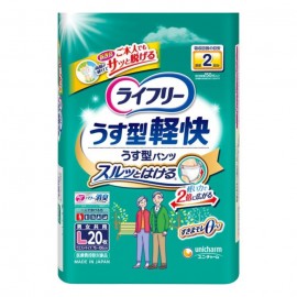 [유니참]라이프리 얇은형 경쾌 팬츠 L (15장)